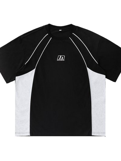 Embroidered short sleeved T-shirt for men