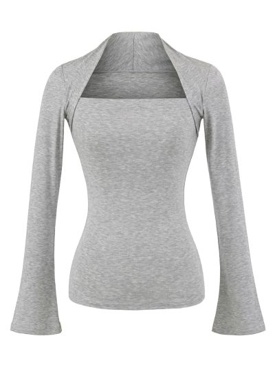 Long sleeved T-shirt top for women