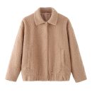 Casual Two-color Woolen Coat for Women
