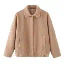Casual Two-color Woolen Coat for WomenAuctionBnB