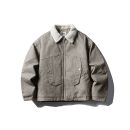 Faux Sheepskin Collar Thickened Warm Unstructured Cotton Coat for Men and Women