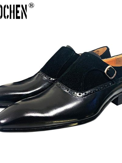 Luxury Brand Mens Shoes Handmade Loafers Summer Dress Shoe Men Casual Shoes Wedding Banquet Office Genuine Leather Shoes For Men