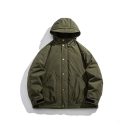 Outdoor Hooded Down Jacket for Men Loose and Warm Coat