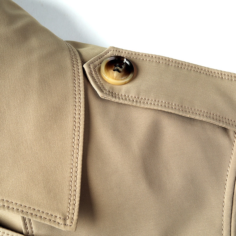 Thoshine Brand Spring Autumn Men Trench Coats Superior Quality Buttons Male Fashion Outerwear Jackets Windbreaker Plus Size 3XL - Image 5